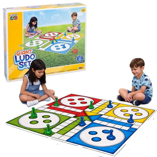Giant ludo set traditional - ludo,