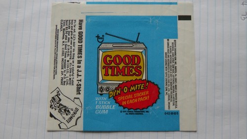 Good times bubble - good, wrapper