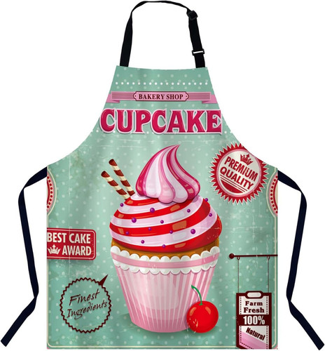 Vintage cupcake poster design - vintage,