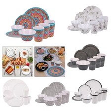 16pcs Caravan Camping Melamine