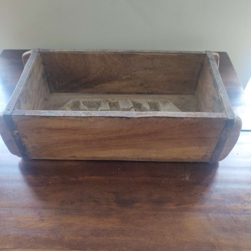 Vintage wooden brick mold