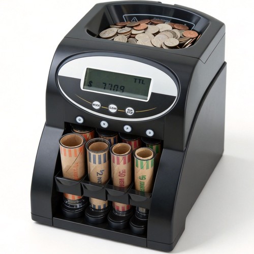 Coin counter sorter - coin, wrapper