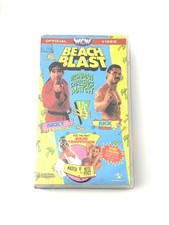 WCW BEACH BLAST 1992 VHS WRESTLING VIDEO WWE VINTAGE STING CACTUS JACK