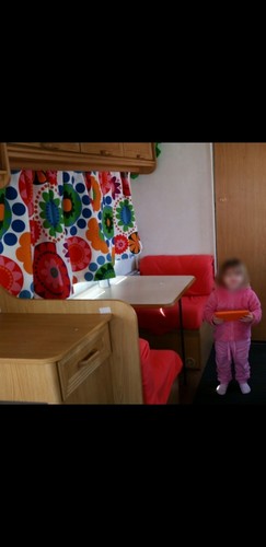 Hand made lined caravan - made,