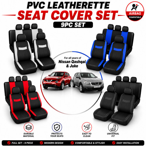 9pc leather look - 9pc, car