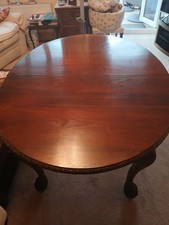 Beautiful Antique MAHOGANY Extending Dining Table. Circa 1900 Made In LONDON