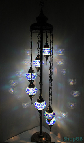 Beautiful blue globes - 7,