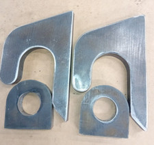 20mm Light Duty JCB Q-Fit Telehandler Teleporter Brackets. 2 Piece Weld On