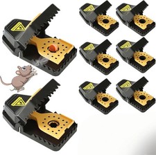 6Pcs Professional Mouse Traps Mousetrap Strong Easy Catcher Control Reusable
