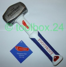 Genuine FOOTPRINT Heavy Duty Fibreglass Handle Club Lump Hammer 1.1kg 2.5lb