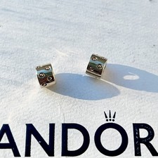 Genuine Authentic Retired Pandora 14k yellow gold seeing spots clip charm 750345