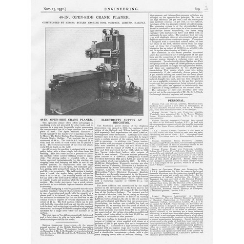 Machine tool halifax - machine, 48in