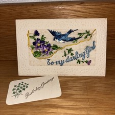WW1 Silk Embroidered Postcards