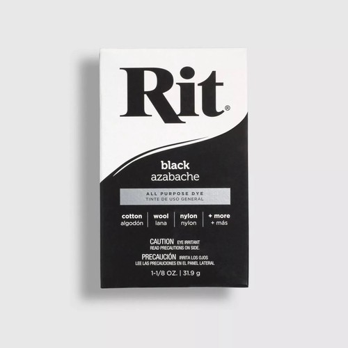 Black rit dye powder - rit,