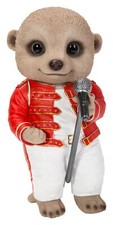 Rocker Baby Meerkat Ornament Gift - Indoor Outdoor - Fun NEW
