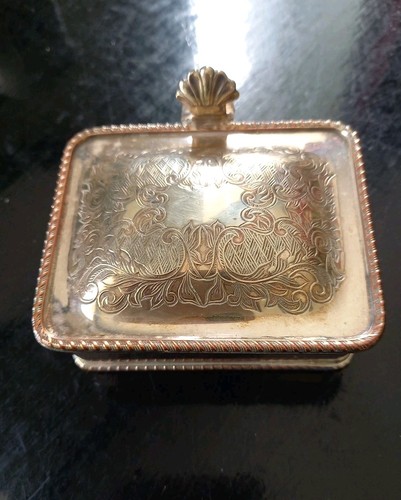 Silver plated crumbcatcher - plated, 'crumbcatcher'