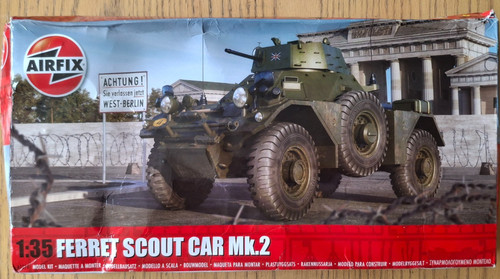 Airfix ferret scout - ferret, car