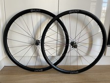 Hunt 30 Carbon Aero Disc 700c Road Wheelset Ti Nitride Spokes Shimano Freehub