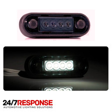 White Smoked LED Marker Lamp