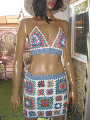 Handmade crochet bralet 100 - crochet,