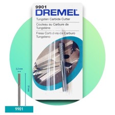 Dremel 9901 3.2mm Tungsten Carbide Cutter Square Tip 3.2mm - 2615990132