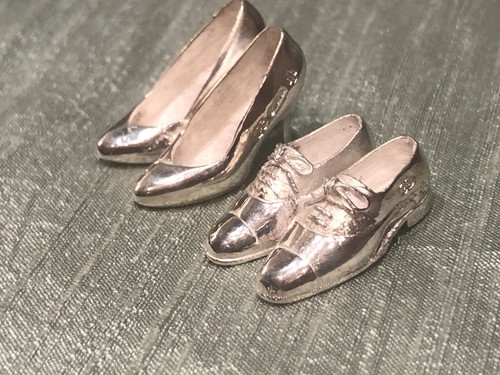 Pair sterling silver his - of,
