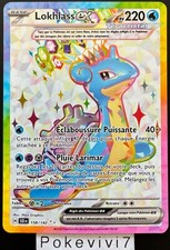 Pokemon Card LOKHLASS 158/142 EX FA Full Art EV7 SCR FR NEW