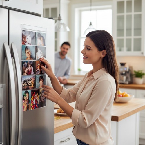 Magnetic photo frame for - photo,