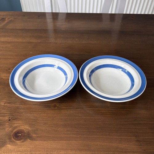Green cornishware 2x - t, g