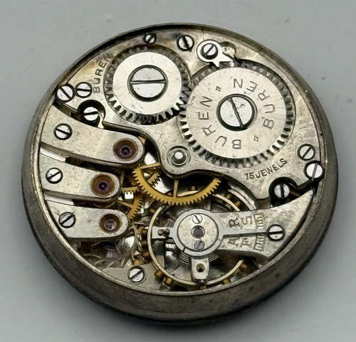 Buren watch movement jewels - 15,