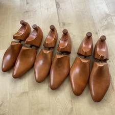 3x Pairs TRICKER’S Vintage Wooden Shoe Trees UK 8 EU 8 Shop Display