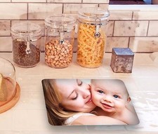 Personalised Glass Chopping Board Any Photo/text Personalised gift worktop saver