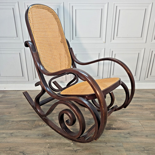 Vintage bentwood rocking chair - vintage,