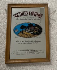 Southern Comfort Mirror Pub Advert Bar Advertising Vintage 