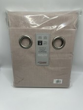 John Lewis Textured Weave Eyelet Curtains W117x D137cm Rose Pink