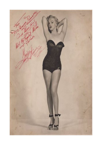 Marilyn monroe signed - marilyn, a4