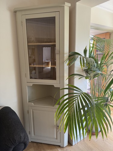 Corner glass display cabinet - corner,