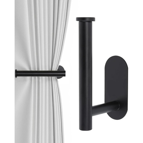 Adhesive curtain holdbacks - curtain,