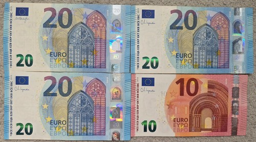 Euros leftover holiday - €70,