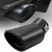 62MM FIT Mercedes Benz E Class W212 W213 2014+ Exhaust Pipe Tips With Black Trim