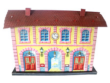 AC3855:Vintage Kraus Fandor O Gauge Station on Platform