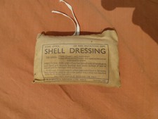 ORIGINAL WW2 BRITISH ARP SHELL DRESSING DEC 1938 DATED HOME FRONT CD MEDICAL