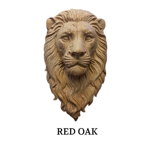 Lion head hand carving - head,