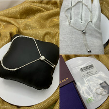 Monica Vinader Corda Chain Friendship Bracelet Sterling Silver RRP £125