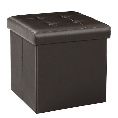 Faux leather folding - leather, storage