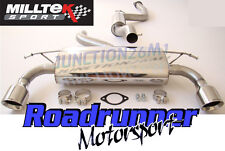 Milltek FOCUS ST 225 Stainless Cat Back Exhaust System RESONATED Quieter 
