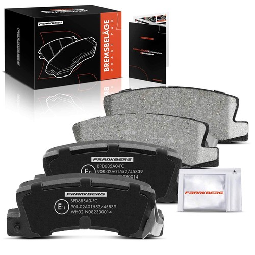 Brake pads set - set, rear for