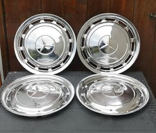Hubcaps wheel trims covers mercedes Pullman  vintage 15" 41.5cm