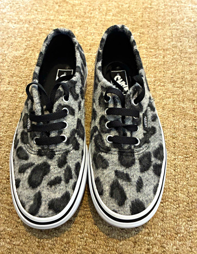 Vans leopard animal print - vans,
