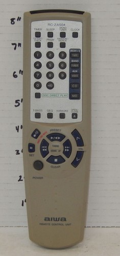 Aiwa zas04 remote control - remote,